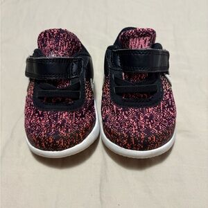 Nike Pink and Black Speckled Sneakers